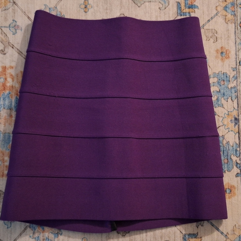 Vintage Purple Bandage Mini Skirt 💜